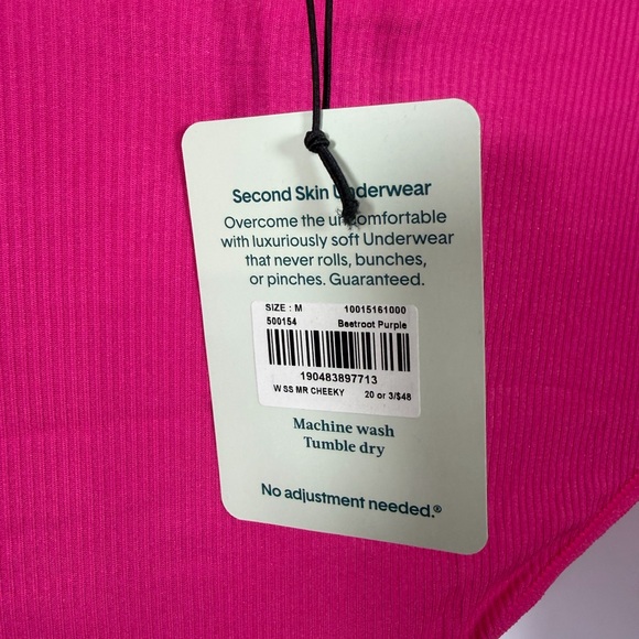 *NEW Tommy John Womens Second Skin Mr Cheeky Underwear Size Medium - Picture 5 of 6